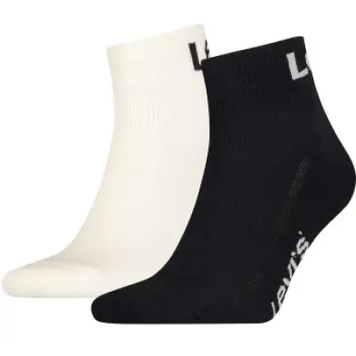 Levis 2-pack Sport Logo Mid Cut Sock