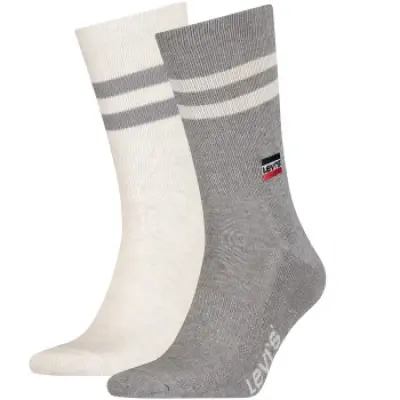 Levis 2-pack Sport Stripes Retro Regular Cut Sock