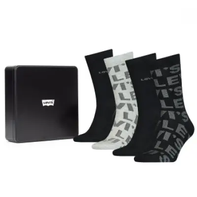 Levis 4-pack Logo Regular Giftbox Socks