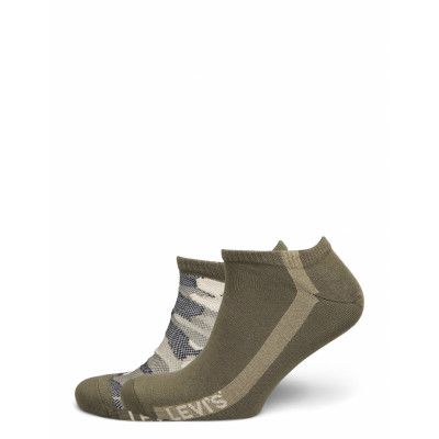 Levis Low Cut Camo 2p Ankelstrumpor Korta Strumpor Grön Levi´s