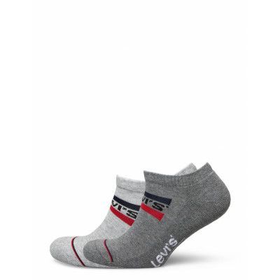Levis Low Cut Sprtwr Logo 2P Ankelstrumpor Korta Strumpor Grå Levi´s