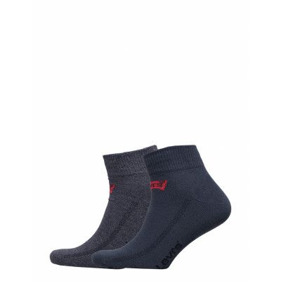 Levis Mid Cut Batwing Logo 3P Ankelstrumpor Korta Strumpor Blå Levi´s