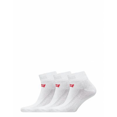 Levis Mid Cut Batwing Logo 3P Ankelstrumpor Korta Strumpor Vit Levi´s