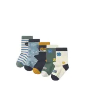 Liewood Silas Socks 5-Pack - Blue - 17/18