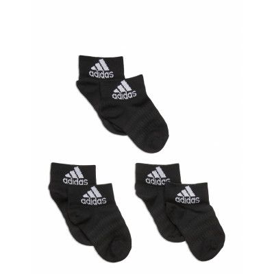 Ankle Socks 3 Pairs Ankelstrumpor Korta Strumpor Svart Adidas Performance
