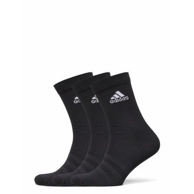 Crew Socks 3 Pairs Underwear Socks Regular Socks Svart Adidas Performance