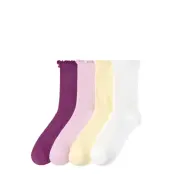 Lindex 4-Pack Socks - Yellow - 36/38