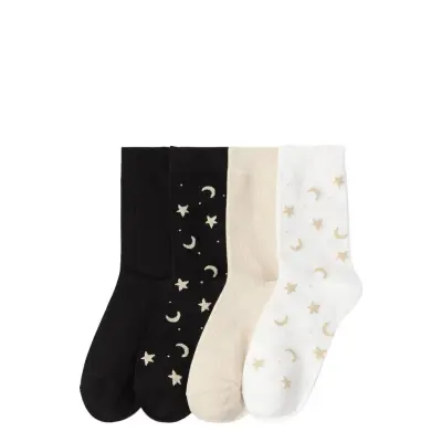 Lindex 4-Pack Strumpor - Multi/patterned - 36/38