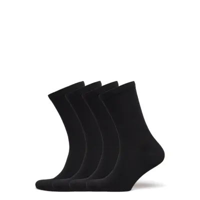 Lindex 4-Pak Sokker Svart