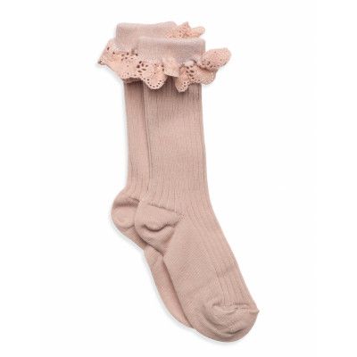 Mp Denmark Lisa Socks - Lace Rosa