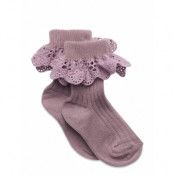 Mp Denmark Lisa Socks - Lace Lila