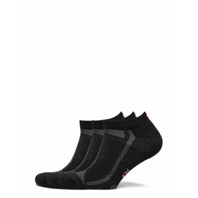 Long Distance Running Low-Cut Socks 3-Pack Sport Socks Footies-ankle Socks Svart Danish Endurance