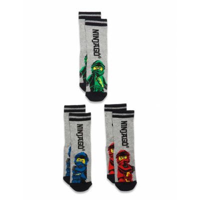 Lwaris 100 - 3-Pack Socks Sockor Strumpor Grå LEGO Kidswear