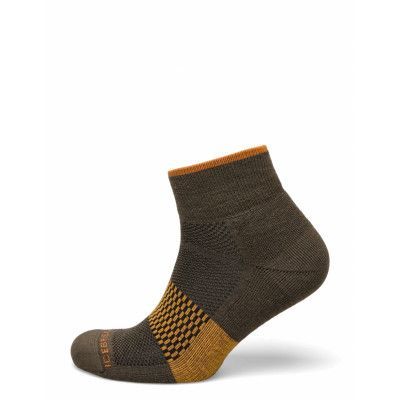 Men Multisport Light Mini Sport Socks Ankle Socks Khaki Green Icebreaker