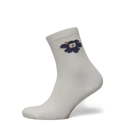 Makeinen Unikko Sockor Strumpor Cream Marimekko