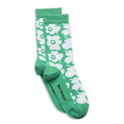 Makeinen Unikko T Sockor Strumpor Green Marimekko