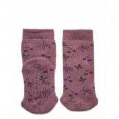 Melton Maple Sock Anti Slip Let's Go Rosa