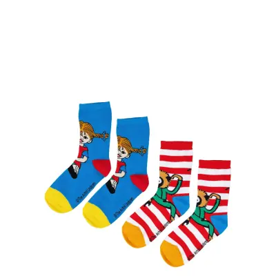 Pippi Langstrømpe Pippi Strumpor Multi/patterned