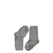 Melton Cotton Socks - Grey - 17-19
