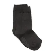 Melton Cotton Socks - Grey - 23/26