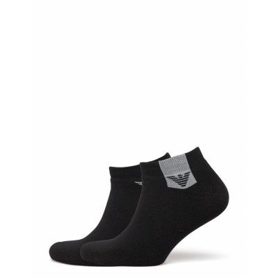 Emporio Armani Men's Knit Ankle Socks Svart