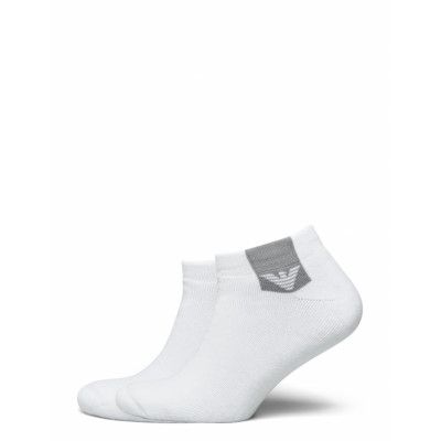 Emporio Armani Men's Knit Ankle Socks Vit