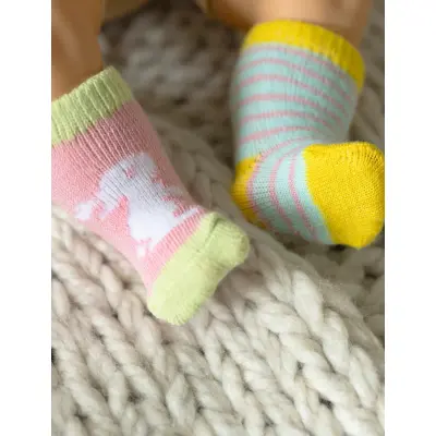 Micki Leksaker Strumpor 2-Pack 36-41 Cm - Multi/patterned - ONE SIZE