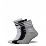Mid Cut Crew Socks 3 Pairs Lingerie Socks Regular Socks White Adidas Originals