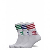 Mid Cut Crew Socks 3 Pairs Underwear Socks Regular Socks Vit Adidas Originals