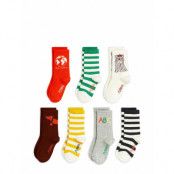 Mini Rodini Mini Rodini Society 7-Pack Socks Multi/patterned