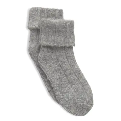 Minipop Minipop Wool Heavy Baby Sock Grå