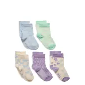 Minymo Socks W. Pattern (5-Pack) - Multi/patterned - 15/18
