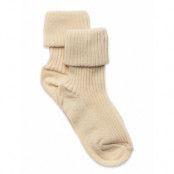 Mp Denmark Cotton Rib Baby Socks Beige