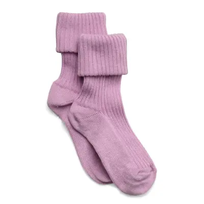 mp Denmark Cotton Rib Baby Socks - Pink - 22/24