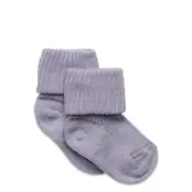 mp Denmark Cotton Rib Baby Socks - Purple - 19/21