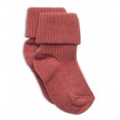 Mp Denmark Cotton Rib Baby Socks Rosa