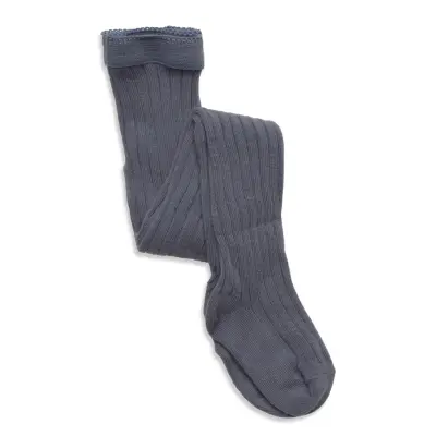 mp Denmark Cotton Rib Tights - Blue - 56/62