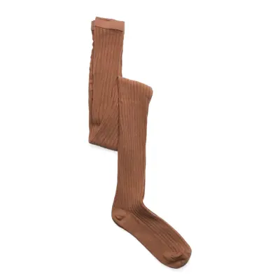 mp Denmark Cotton Rib Tights - Brown - 98