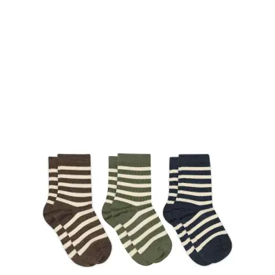Mp Denmark Elis Socks - 3-Pack Brun