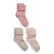 Mp Denmark Ida Glitter Socks - 3-Pack Rosa