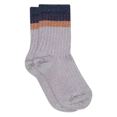 Mp Denmark Norma Glitter Socks Grå