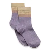 Mp Denmark Norma Glitter Socks Lila