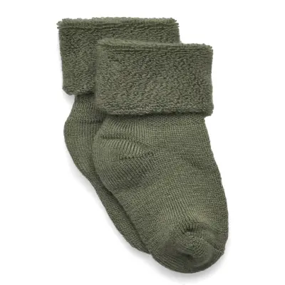 mp Denmark Wool Baby Socks - Green - 15/16