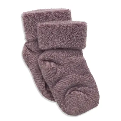 mp Denmark Wool Baby Socks - Purple - 17/18