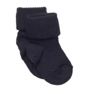 mp Denmark Wool Rib Baby Socks - Navy - 17/18