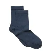 mp Denmark Wool Rib Socks - Blue - 22/24