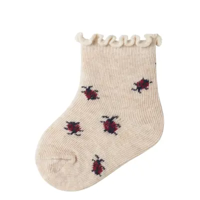 name it Nbfkadybug Sock - Cream - 74-80