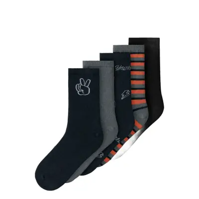 Name It Nkmvaks 5P Sock Marinblå