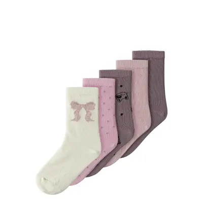 Name It Nmfvinni 5P Sock Rosa