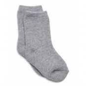 Nbfwaksi Wool Terry Sock Xxiii Sockor Strumpor Grå Name It